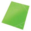 Kép 1/3 - Gumis mappa LEITZ Wow A/4 karton 15 mm zöld