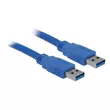 Kép 2/2 - Adatkábel DELOCK 3.0 USB A/USB A 3m kék