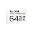 Kép 2/2 - Memóriakártya SANDISK microSDXC High Endurance U3 V30 64 GB
