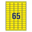 Kép 3/6 - Etikett AVERY L4793-20 38,1x21,2mm sárga 1300 címke/doboz 20 ív/doboz
