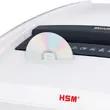 Kép 5/5 - Iratmegsemmisítő HSM Securio P36i konfetti 18 lap CD