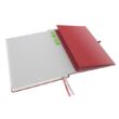 Jegyzetfüzet LEITZ Complete A/4 80 lapos kockás piros
