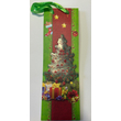 Kép 1/2 - Italtasak karácsonyi, fenyőfás 3D glitteres szalagfüles 11,5 x 35 x 9 cm UTOLSÓ DARABOK
