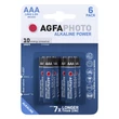 Kép 1/3 - Elem mikro AGFAPHOTO AAA 6 darabos