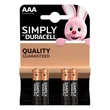 Kép 1/2 - Elem mikro DURACELL Basic MN2400 AAA 4-es