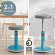 Kép 3/5 - Ergonomikus ülő/álló szék LEITZ Ergo Cosy Active nyugodt kék