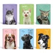 Kép 1/5 - Füzet kockás LIPAMILL A/4 40 lapos Pets