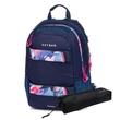 Kép 1/5 - Hátizsák OXY Sport Flowers kék