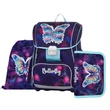 Kép 1/5 - Iskolatáska szett OXY Premium 3 részes Butterfly tolltartóval és tornazsákkal