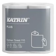 Kép 1/2 - Kéztörlő tekercses KATRIN Plus Kitchen 110 2 tekercses 13,4 cm 24 m 2 rétegű fehér