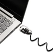 Kép 3/5 - Notebook zár KENSINGTON Slim Nanosaver számzár kombinációs öntekercselős
