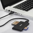 Kép 3/3 - Memóriakártya olvasó HAMA Slim USB 3.0 fekete