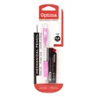Kép 2/4 - Nyomósirón OPTIMA 0,5mm vegyes színek + grafitbél 0,5mm HB