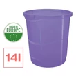 Kép 2/2 - Papírkosár ESSELTE Colour Breeze 14 liter áttettsző levendula