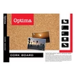 Kép 2/2 - Parafatábla OPTIMA aluminium keret 45x60 cm