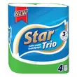 Kép 1/2 - Toalettpapír STAR Trio 3 rétegű 4 tekercses