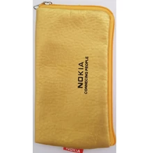 Mobiltartó zippzáras arany