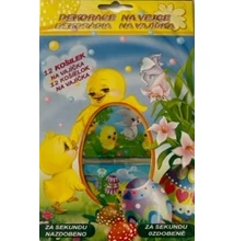 Zsugorfólia tojásdíszítő készlet 12 db tojásra