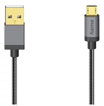 Adatkábel HAMA Micro-USB 0,75m fekete