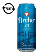 Alkoholmentes sör DREHER 24 0,0% 500 ml DRS