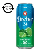 Alkoholmentes sör DREHER 24 lime-menta 0,0% 500 ml DRS