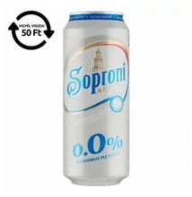 Alkoholmentes sör SOPRONI 0,0% 500 ml DRS