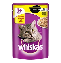 Állateledel alutasakos WHISKAS Casserole macskáknak csirke 85g