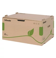 Archiváló konténer dobozoknak ESSELTE Eco 439x259x340 mm előre nyíló tetővel barna