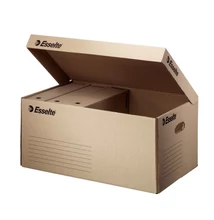 Archiváló konténer dobozoknak ESSELTE Eco 439x242x345 mm felfelé nyíló tetővel barna
