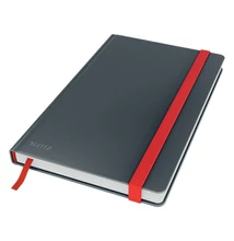 Beírókönyv kockás LEITZ A/5 80 lapos Cosy Soft Touch keményfedeles bársonyszürke