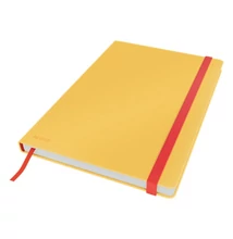 Beírókönyv vonalas LEITZ B/5 80 lapos Cosy Soft Touch keményfedeles melegsárga