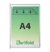 Bemutatótábla DJOIS A/4 álló felül nyitott fehér 10 darabos