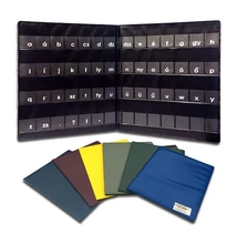 Betűtartó műanyag-tasakos