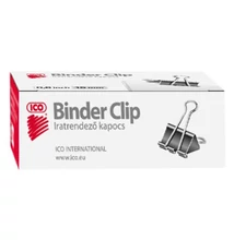 Binder csipesz ICO 15mm 12 darabos