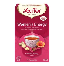 Bio tea YOGI TEA Női energia hibiszusszal, orvosi angyalgyökérrel és gyömbérrel 17 filter/doboz