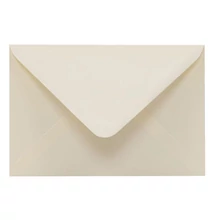 Boríték színes KASKAD LC/6 enyvezett 114x162mm 53 világos sárga 50 darabos