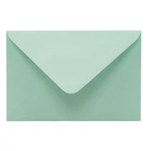 Boríték színes KASKAD LC/6 enyvezett 114x162mm 65 zöld 50 darabos