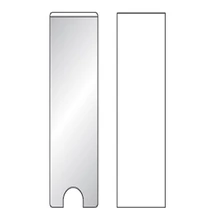 Címketartó tok DJOIS öntapadós gerincjelölő betétlappal 25x102 mm 12 darabos