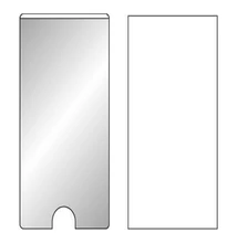 Címketartó tok DJOIS öntapadós gerincjelölő betétlappal 62x150 mm 6 darabos