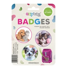Cserélhető matrica OXY táskára 3 darabos Pets