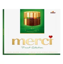 Csokoládé MERCI zöld 250g