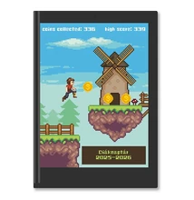 Diák zsebkönyv TOPTIMER papírborító B/6 heti 120x170mm Táblagép 2025-2026