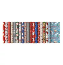 Díszcsomagoló CREATIVE tekercses 70x200 cm 50 tekercs/doboz karácsonyi vegyes mintákkal Kids