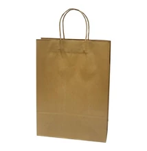 Dísztasak CREATIVE Classic Simple XL 31x42x11 cm kraft egyszínű arany sodort füles