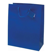 Dísztasak CREATIVE Special Simple L 26x32x12 cm egyszínű kék zsinórfüles