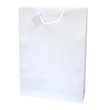 Dísztasak CREATIVE Special Simple cm x L 33cm x 46cm x 10 cm egyszínű fehér zsinórfüles