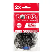 Edénysúroló BONUS Inox spirál fém dörzsi 5x5x3,5cm 2 darabos