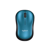 Egér vezeték nélküli LOGITECH M185 2,4 Ghz 1000 DPI kék