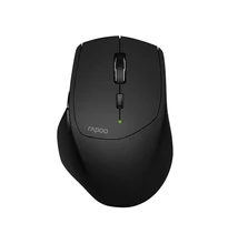 Egér vezeték nélküli RAPOO MT550 bluetooth 2,4 GHz 6 gombos fekete