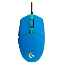 Egér vezetékes LOGITECH G102 LightSync USB 6 gombos 8000 DPI kék